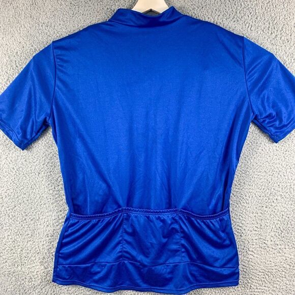 Vintage BMC BMCC Cycling Jersey Mens Extra Large Blue Made in USA Bike Bicycle - Picture 7 of 14